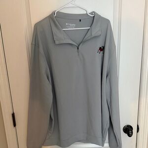 Columbia Gray Quarter-Zip Pullover